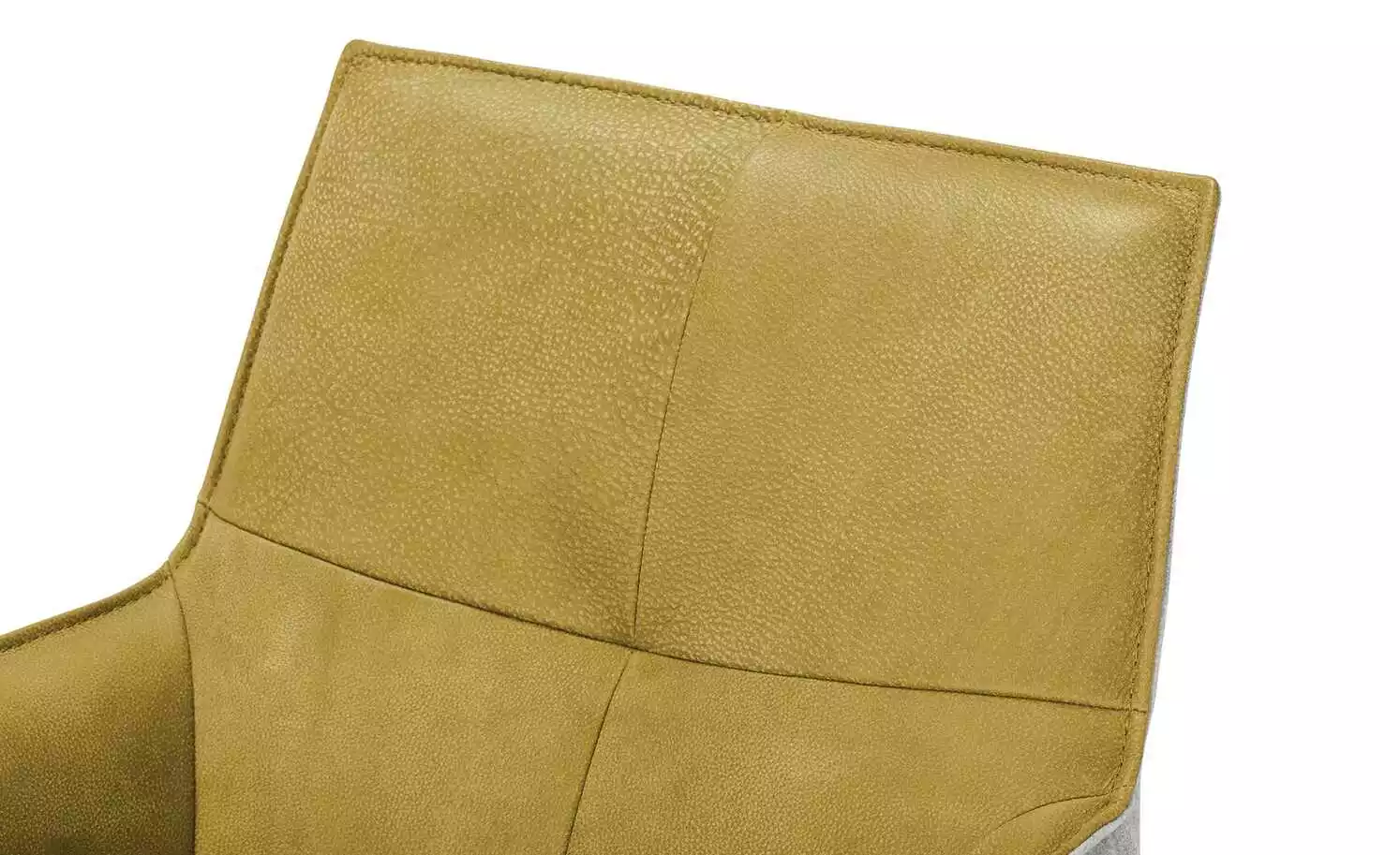 KOINOR Kufenstuhl mit Leder Bexx | Safran (Gelb) / Hellgrau Ja 9 KOINOR Kufenstuhl mit Leder Bexx | Safran (Gelb) / Hellgrau Ja – Bild 7