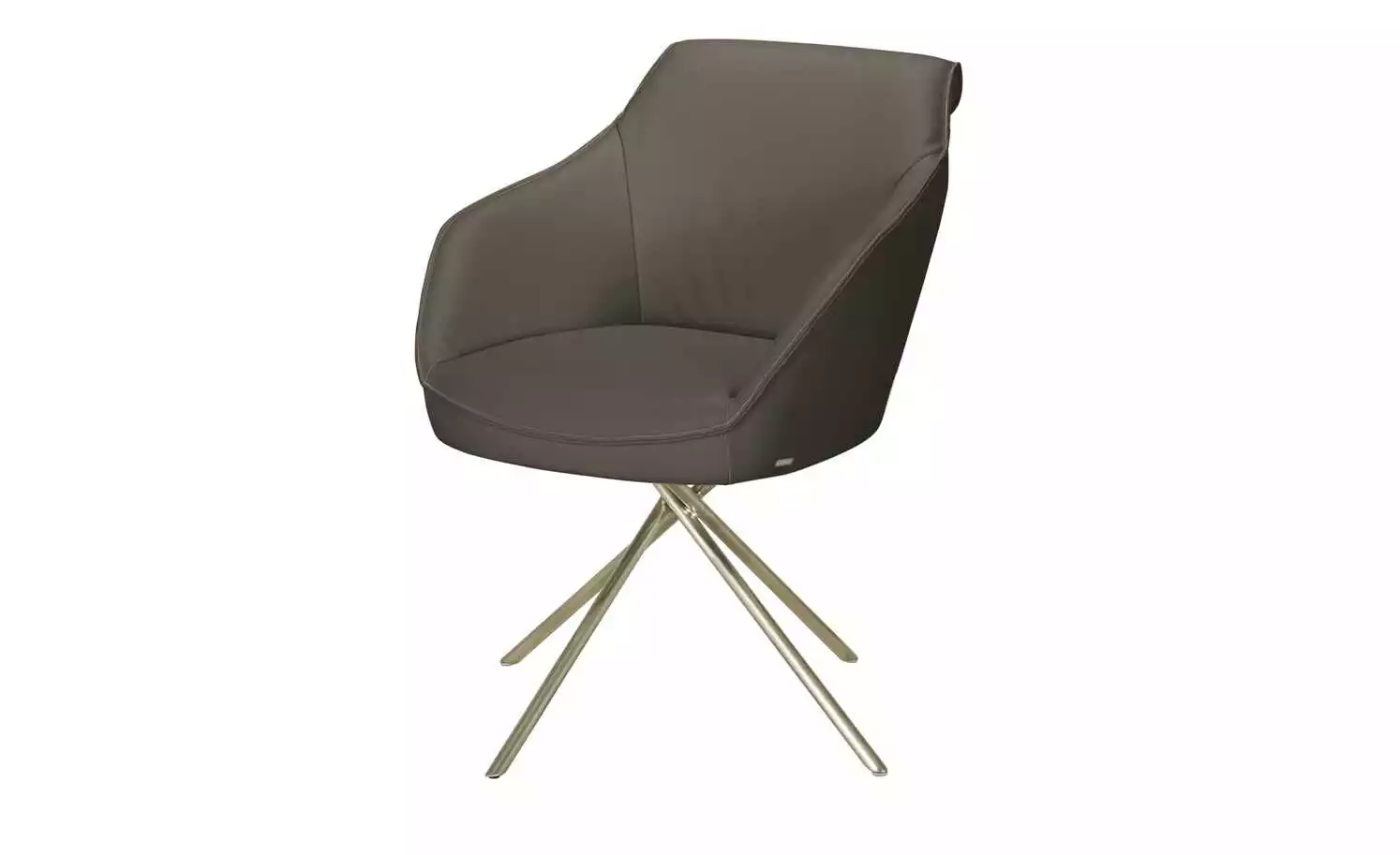 KOINOR Armlehnstuhl Dining System 1 | Carbone (Grau-Braun) / Kontrastnaht Beige 7 KOINOR Armlehnstuhl Dining System 1 | Carbone (Grau-Braun) / Kontrastnaht Beige – Bild 5