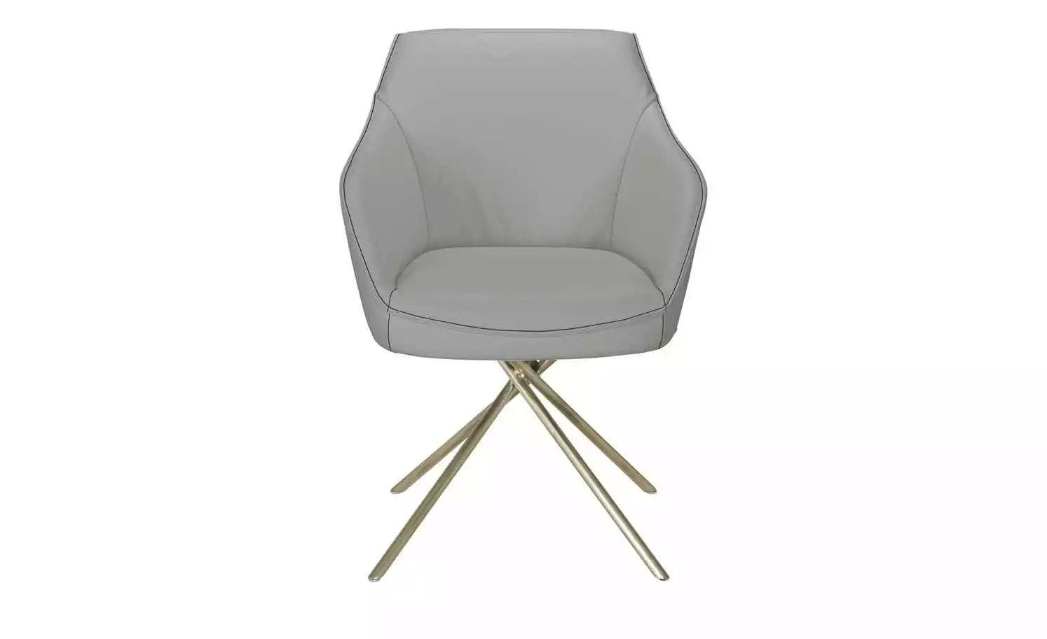 KOINOR Armlehnstuhl Dining System 1 | Silver (Hellgrau) / Kontrastnaht Schwarz 8 KOINOR Armlehnstuhl Dining System 1 | Silver (Hellgrau) / Kontrastnaht Schwarz – Bild 6