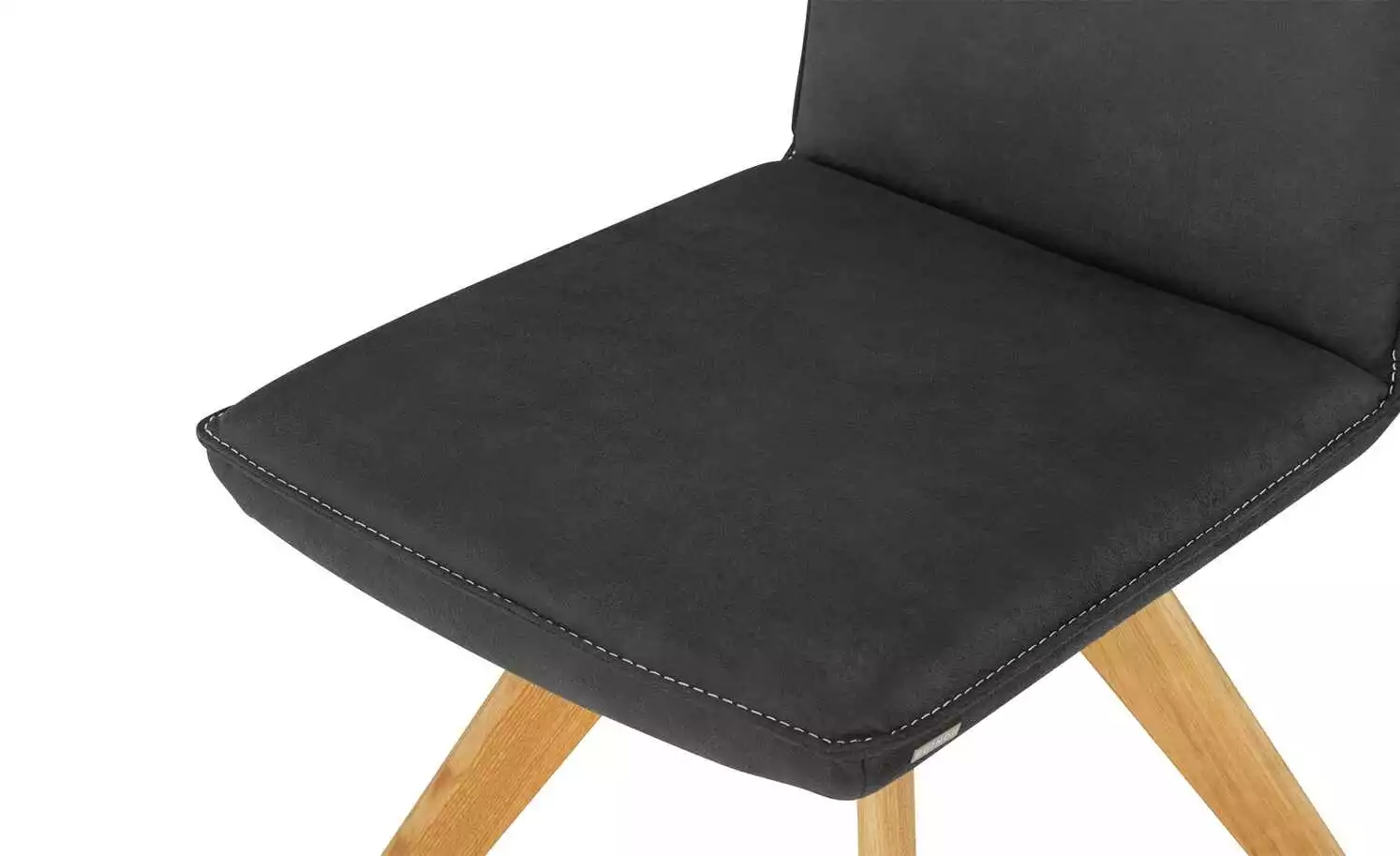 KOINOR Polsterstuhl Dining System 2 | Dunkelgrau / Kontrastfaden Hellgrau 5 KOINOR Polsterstuhl Dining System 2 | Dunkelgrau / Kontrastfaden Hellgrau – Bild 3