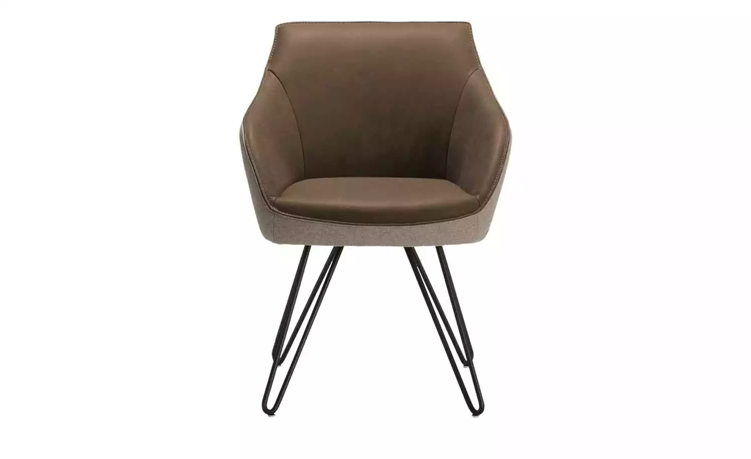 KOINOR Armlehnstuhl Dining System 4 | Muskat (Braun) / Braun / Kontrastnaht Beige 11 KOINOR Armlehnstuhl Dining System 4 | Muskat (Braun) / Braun / Kontrastnaht Beige – Bild 9