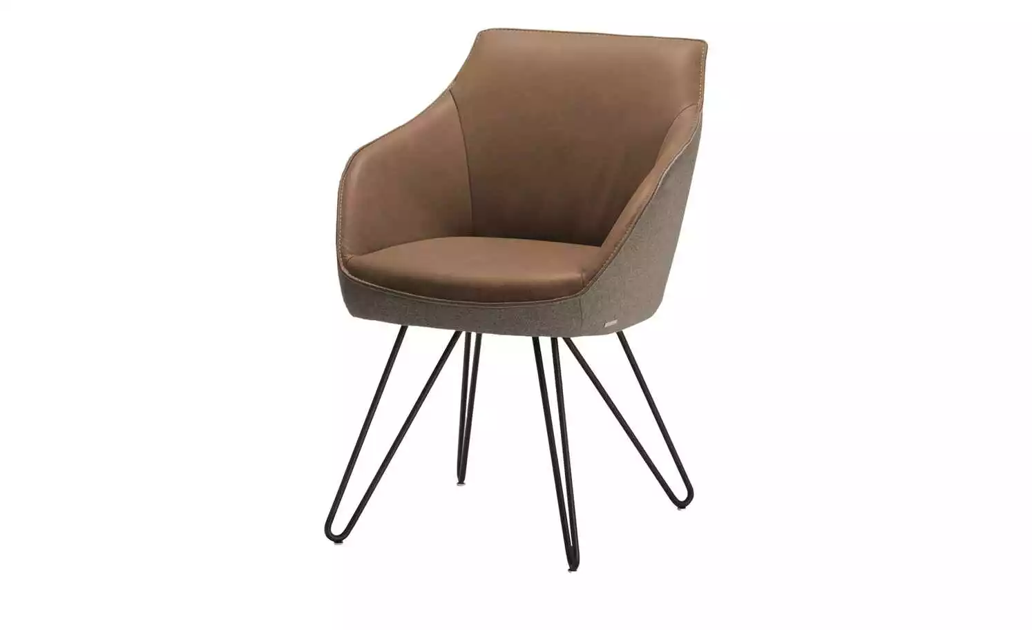 KOINOR Armlehnstuhl Dining System 4 | Chai (Hellbraun) / Dunkelbraun / Kontrastnaht Beige 4 KOINOR Armlehnstuhl Dining System 4 | Chai (Hellbraun) / Dunkelbraun / Kontrastnaht Beige – Bild 2