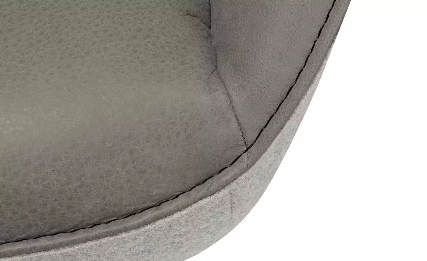 KOINOR Armlehnstuhl Dining System 4 | Asphalt (Hellgrau) / Hellgrau / Kontrastnaht Schwarz 13 KOINOR Armlehnstuhl Dining System 4 | Asphalt (Hellgrau) / Hellgrau / Kontrastnaht Schwarz – Bild 11