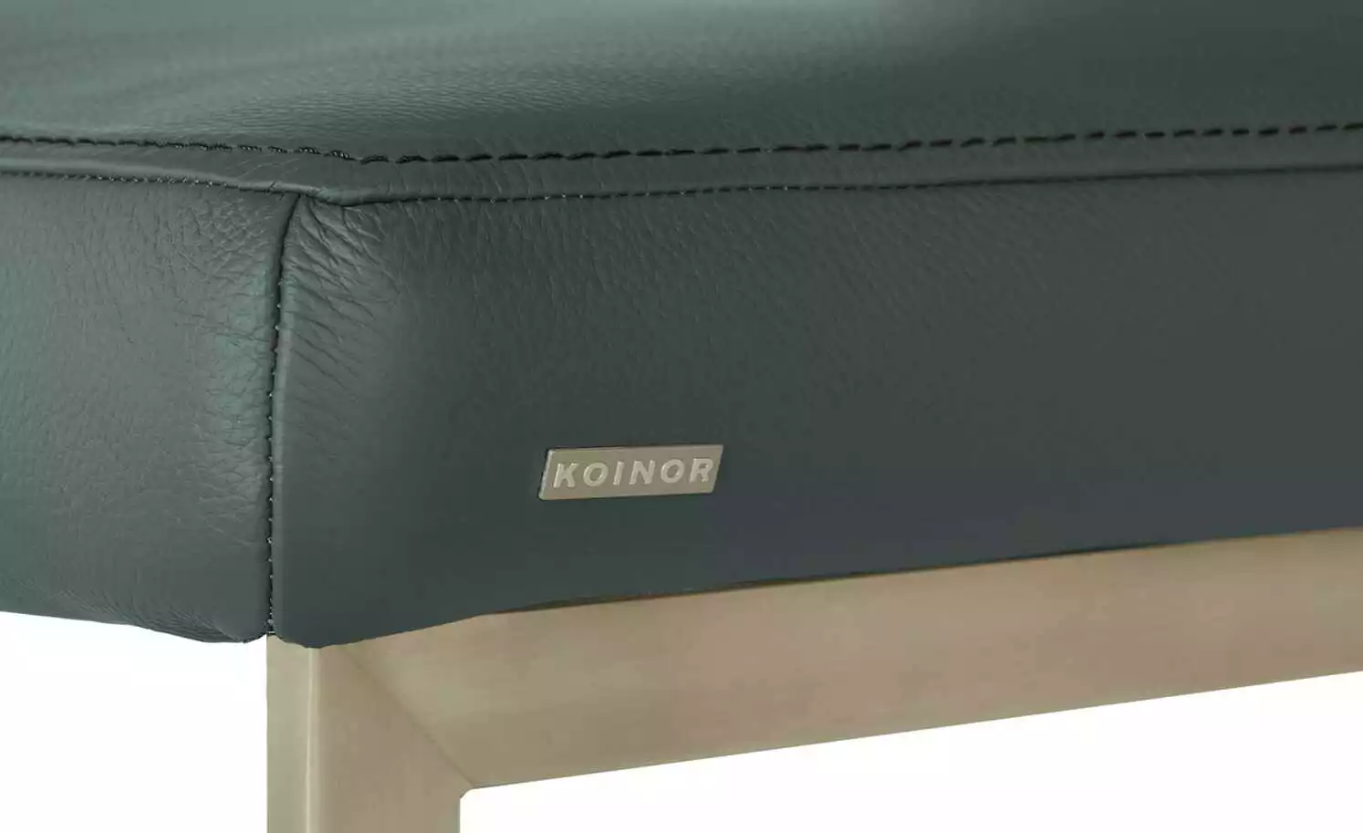 KOINOR Leder-Schwingstuhl Sqare | Lago (Blau) 7 KOINOR Leder-Schwingstuhl Sqare | Lago (Blau) – Bild 5