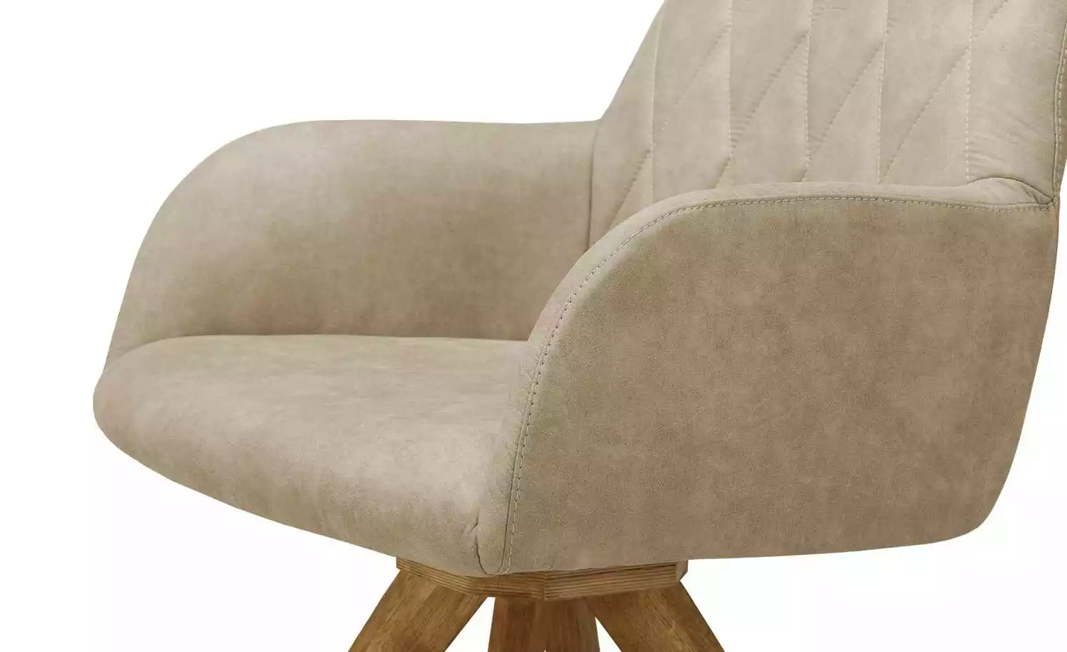 Woodford Polsterstuhl mit Armlehne Bristol | Sand (Beige) Eiche Nein 7 Woodford Polsterstuhl mit Armlehne Bristol | Sand (Beige) Eiche Nein – Bild 5