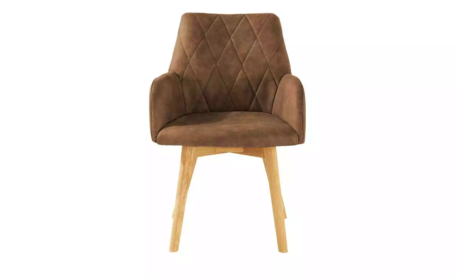 Woodford Polsterstuhl mit Armlehne Bristol | Cognac (Braun) Eiche 10 Woodford Polsterstuhl mit Armlehne Bristol | Cognac (Braun) Eiche – Bild 8