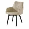 Woodford Polsterstuhl mit Armlehne Bristol | Sand (Beige) Schwarz -Stühle Verkäufe 2023 15303938 1 202203211234