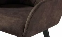 Woodford Polsterstuhl mit Armlehne Bristol | Braun (Dunkelbraun) Schwarz -Stühle Verkäufe 2023 15303940 4 202203211234