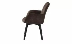 Woodford Polsterstuhl mit Armlehne Bristol | Braun (Dunkelbraun) Schwarz -Stühle Verkäufe 2023 15303940 5 202203211234