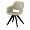 Woodford Polsterstuhl mit Armlehne Berlin | Sand (Beige) Schwarz Ja -Stühle Verkäufe 2023 15303956 3 202203182232