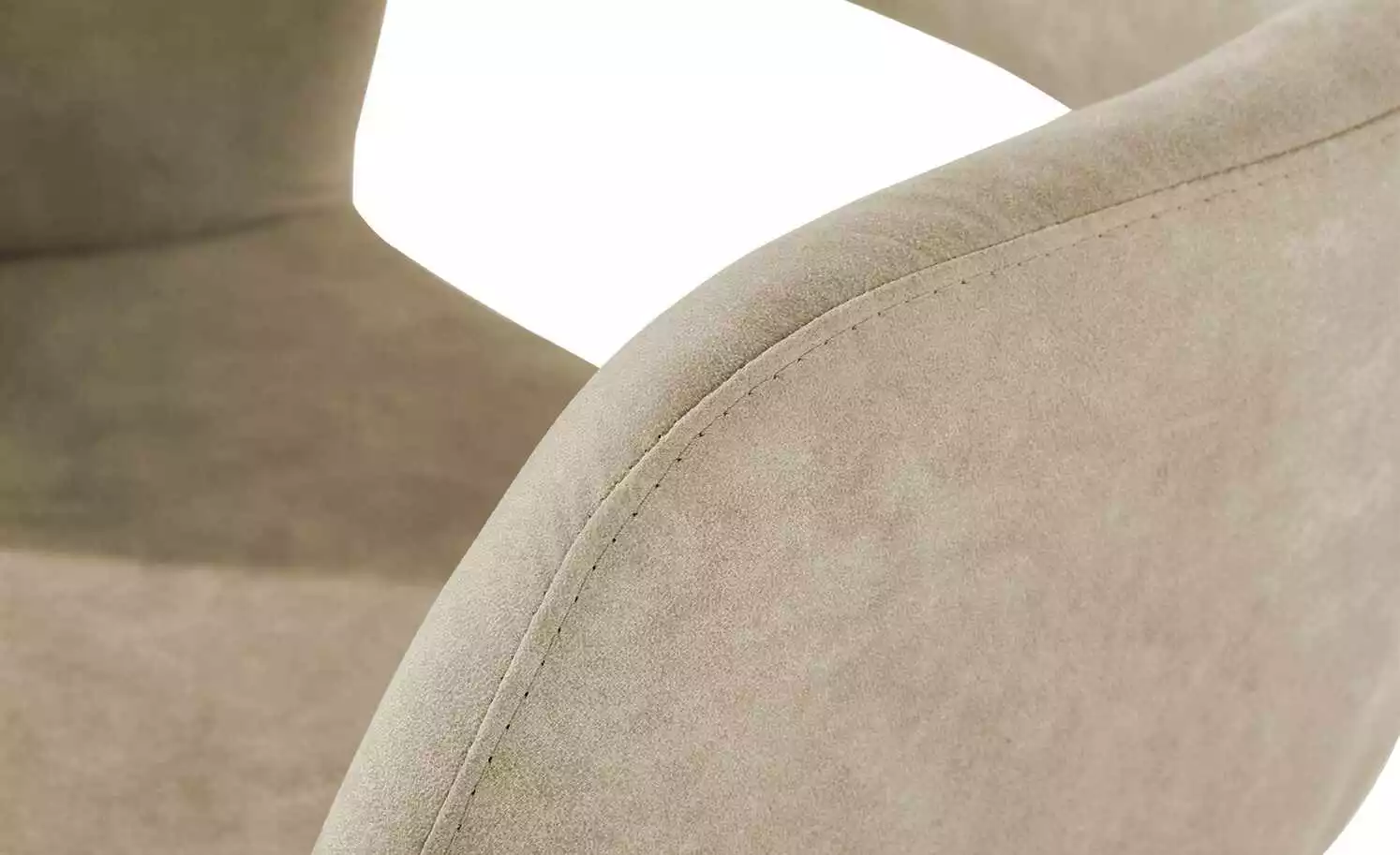 Woodford Polsterstuhl mit Armlehne Berlin | Sand (Beige) Schwarz Ja 9 Woodford Polsterstuhl mit Armlehne Berlin | Sand (Beige) Schwarz Ja – Bild 7