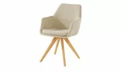 Woodford Polsterstuhl mit Armlehne Helsinki | Creme Nein Eiche