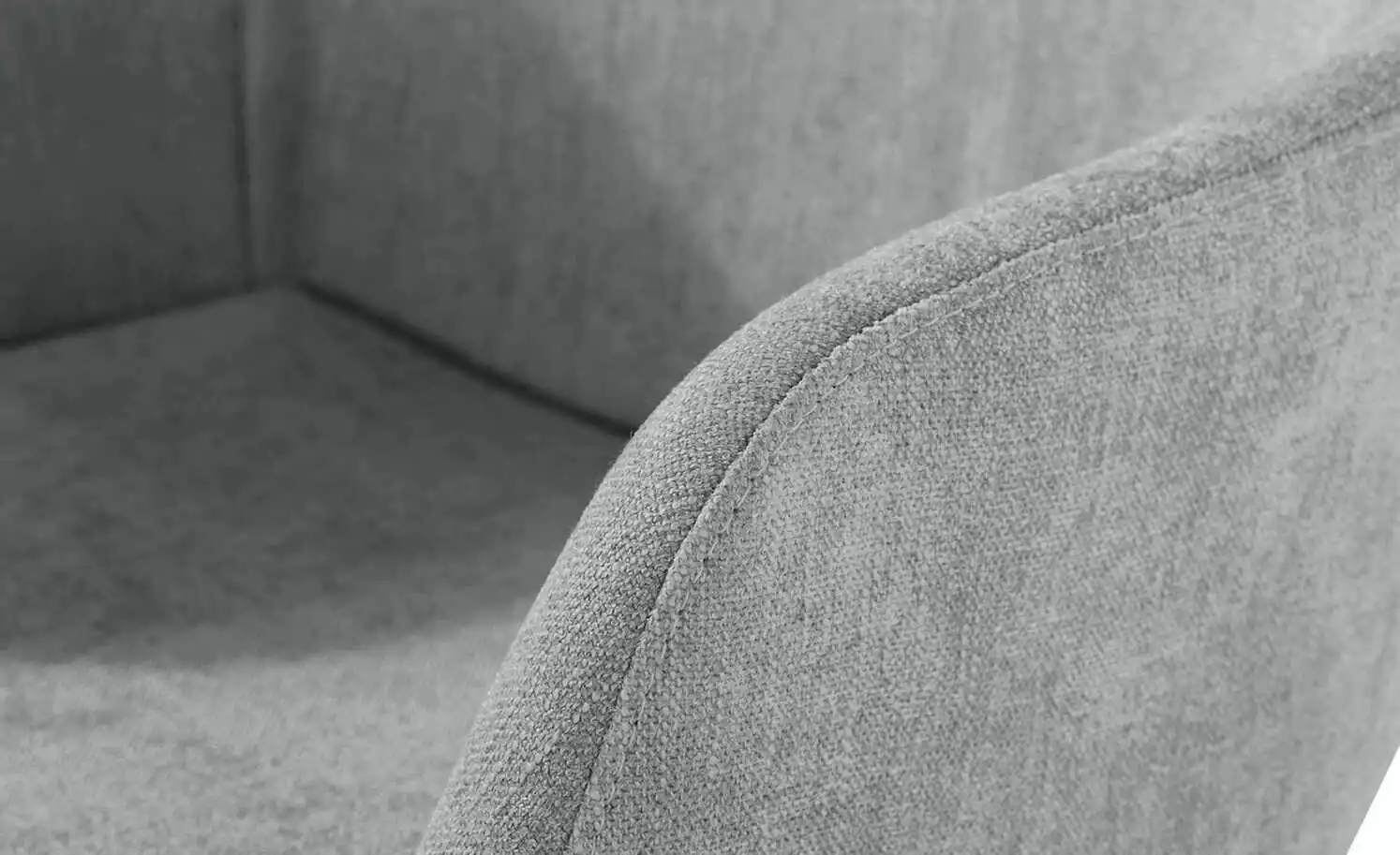 Woodford Polsterstuhl mit Armlehne Helsinki | Grau Nein Eiche 6 Woodford Polsterstuhl mit Armlehne Helsinki | Grau Nein Eiche – Bild 4