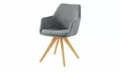 Woodford Polsterstuhl mit Armlehne Helsinki | Grau Nein Eiche