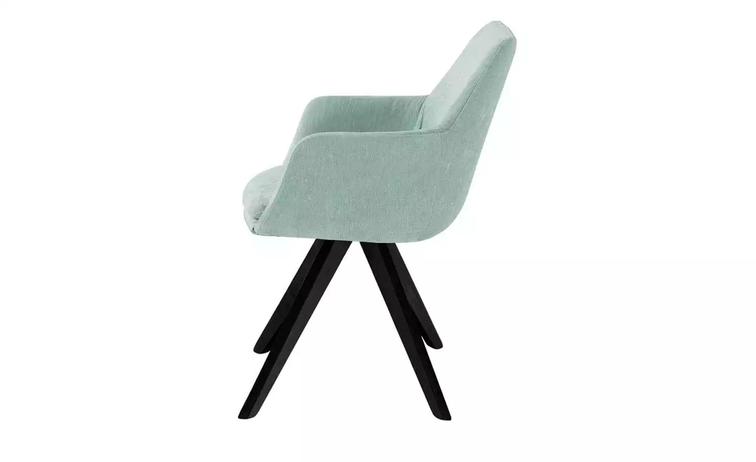 Woodford Polsterstuhl mit Armlehne Helsinki | Türkis Nein Schwarz 5 Woodford Polsterstuhl mit Armlehne Helsinki | Türkis Nein Schwarz – Bild 3
