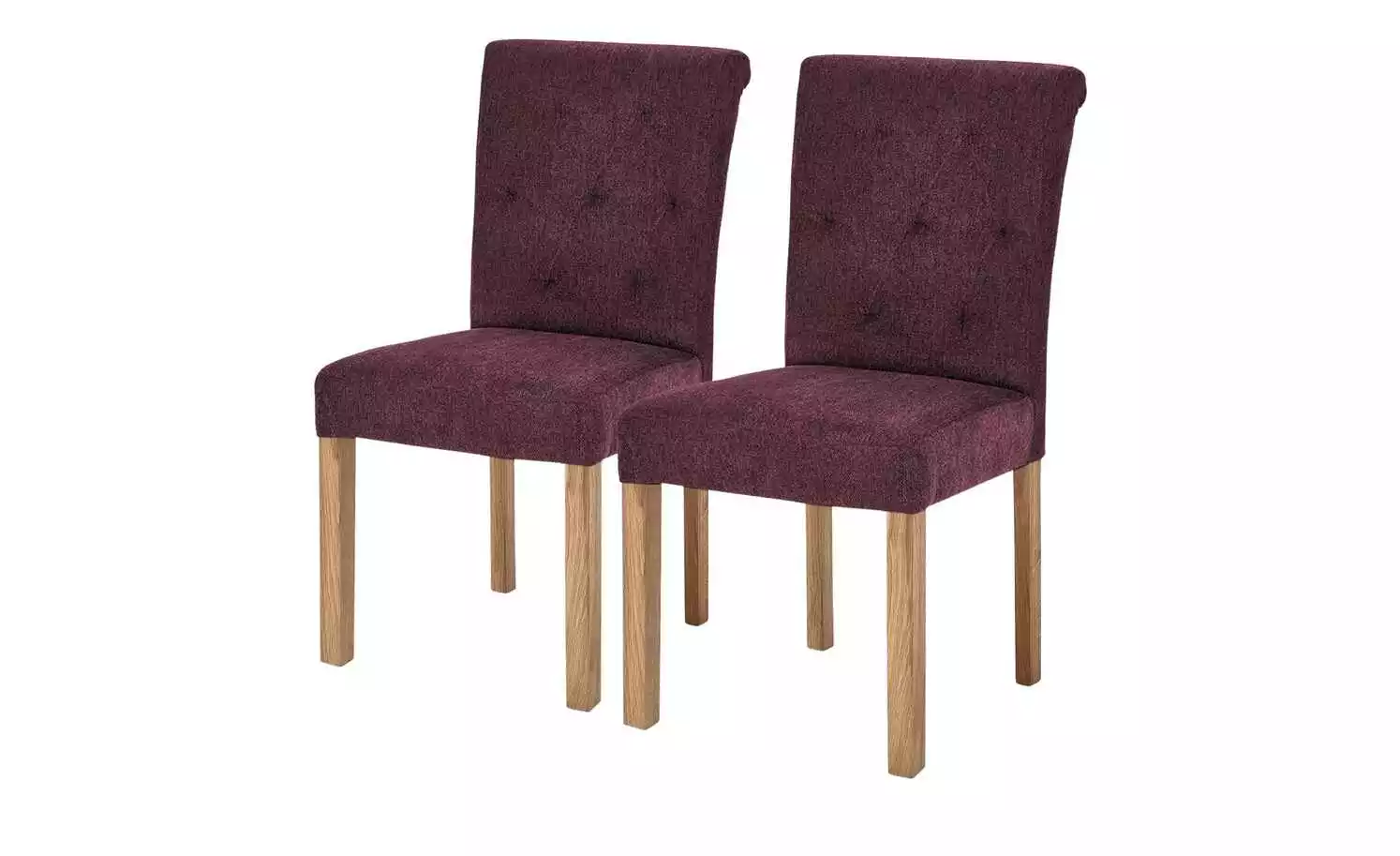 Woodford 2er Set Polsterstuhl Messena | Bordeaux Eiche 4 Woodford 2er Set Polsterstuhl Messena | Bordeaux Eiche – Bild 2