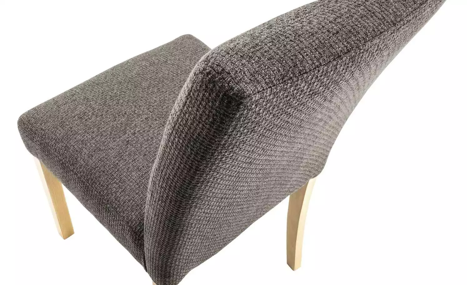 Woodford 2er Set Polsterstuhl Mako | Webstoff grob Cappuccino (Braun) Buche natur 5 Woodford 2er Set Polsterstuhl Mako | Webstoff grob Cappuccino (Braun) Buche natur – Bild 3