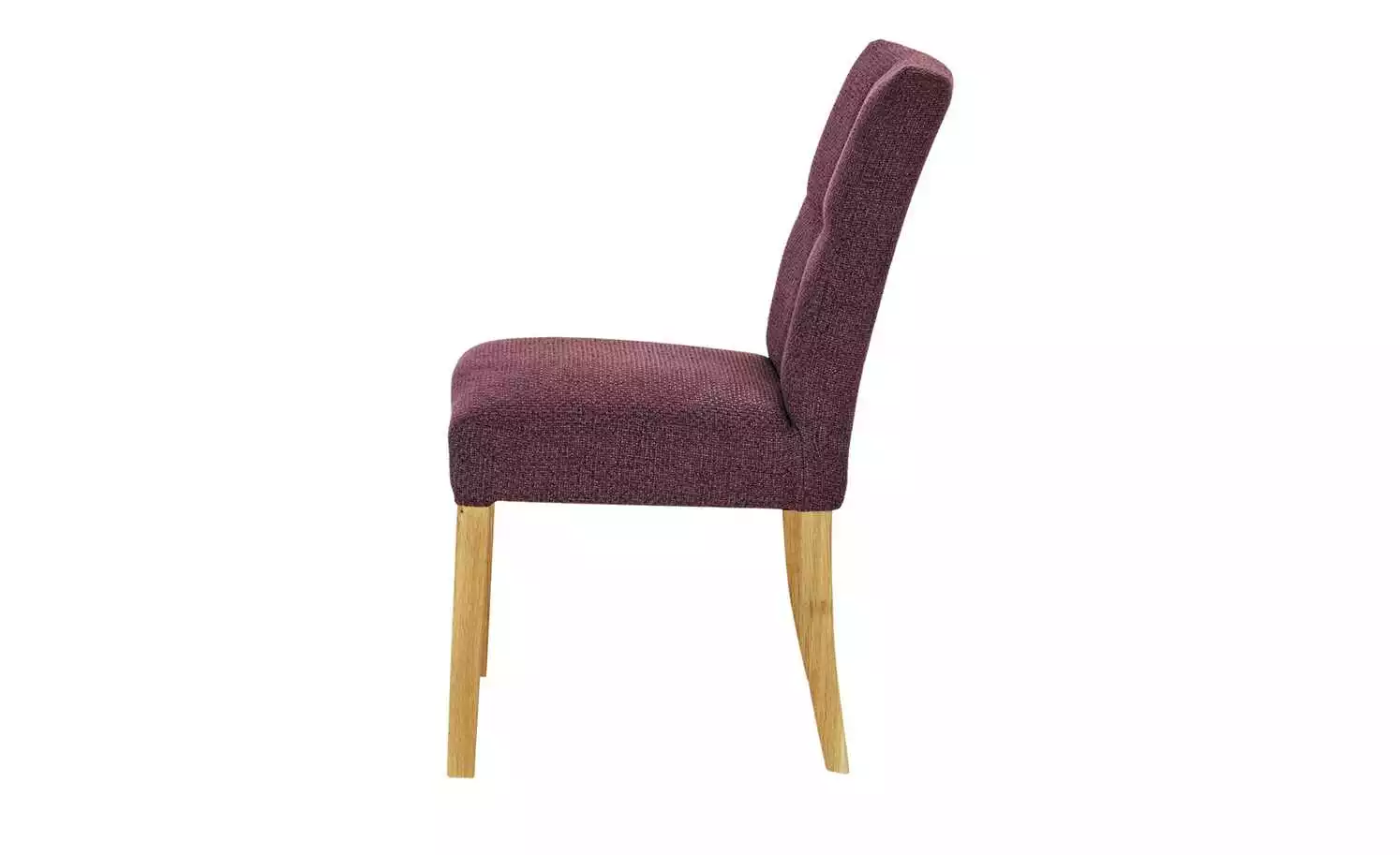 Woodford 2er Set Polsterstuhl Mako | Webstoff grob Bordeaux Eiche geölt 6 Woodford 2er Set Polsterstuhl Mako | Webstoff grob Bordeaux Eiche geölt – Bild 4