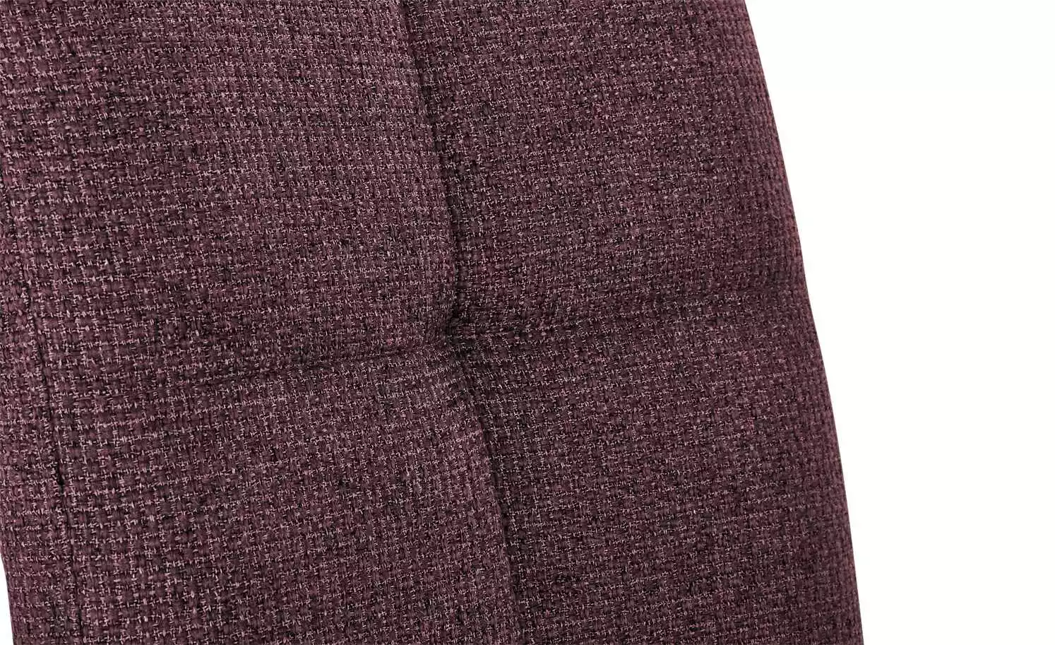 Woodford 2er Set Polsterstuhl Mako | Webstoff grob Bordeaux Eiche geölt 9 Woodford 2er Set Polsterstuhl Mako | Webstoff grob Bordeaux Eiche geölt – Bild 7