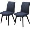 Woodford 2er Set Polsterstuhl Menda | Nachtblau Schwarz Nein Nein -Stühle Verkäufe 2023 15304119 1 202111252244