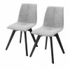 Woodford 2er Set Polsterstuhl Marven | Hellgrau Schwarz -Stühle Verkäufe 2023 15304171 1 202111252244