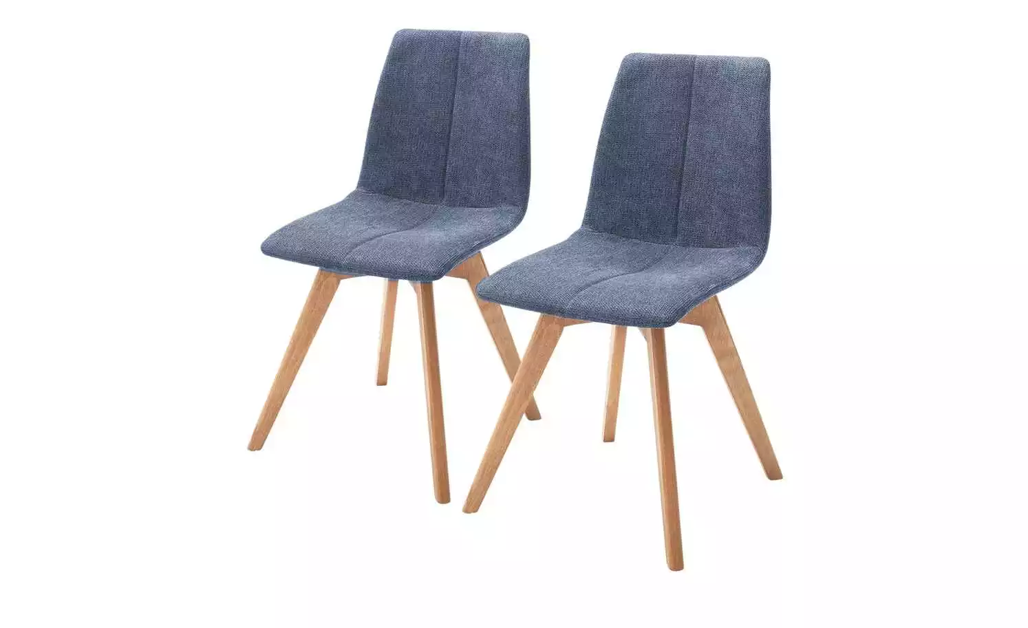 Woodford 2er Set Polsterstuhl Marven | Blau Eiche geölt 3 Woodford 2er Set Polsterstuhl Marven | Blau Eiche geölt