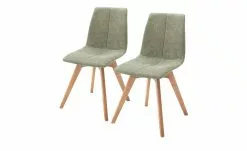 Woodford 2er Set Polsterstuhl Marven | Olive Eiche geölt