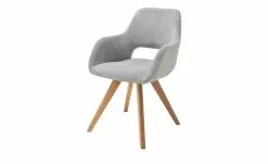 Woodford Polsterstuhl Lucina | Hellgrau Wildeiche Nein