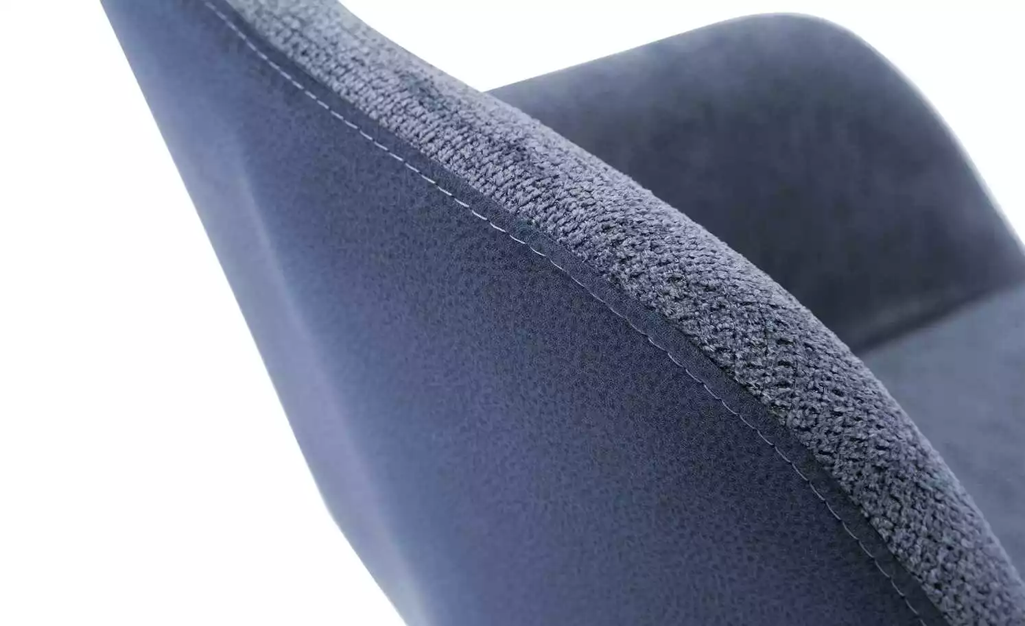 Woodford Polsterstuhl Lucina | Blau Wildeiche Nein 5 Woodford Polsterstuhl Lucina | Blau Wildeiche Nein – Bild 3