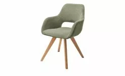 Woodford Polsterstuhl Lucina | Grün Wildeiche Nein