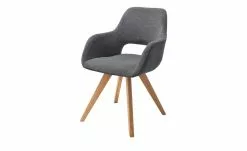 Woodford Polsterstuhl Lucina | Anthrazit Wildeiche Ja