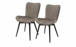 Gray & Jones 2er Set Polsterstuhl Tierra Fuego Two | Cappuccino Schwarz Nein