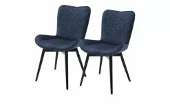 Gray & Jones 2er Set Polsterstuhl Tierra Fuego Two | Blau Schwarz Nein