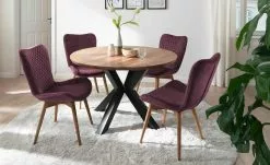 Gray & Jones 2er Set Polsterstuhl Tierra Fuego Two | Bordeaux Wildeiche Nein