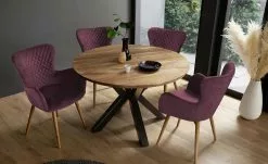 Gray & Jones Polsterstuhl Tierra Fuego Two | Bordeaux Wildeiche Nein