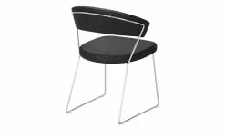 Connubia Kufenstuhl Leder New York | Schwarz -Stühle Verkäufe 2023 15304565 4 202112022232