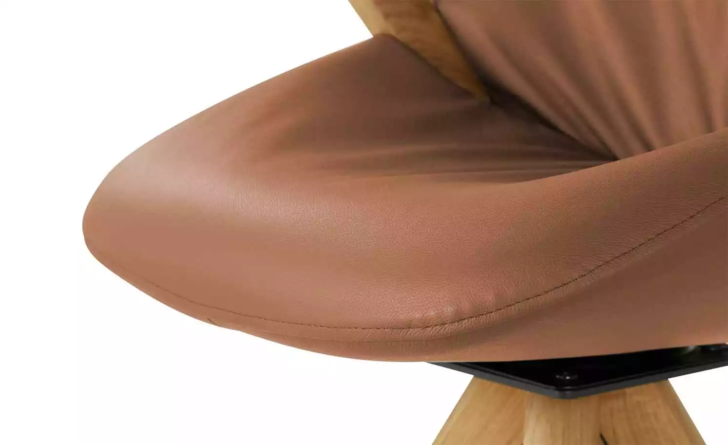 Wohnwert Armlehnstuhl Novum | Cognac mit Elastic-Aktiv-Federung (gesundes Sitzen) 6 Wohnwert Armlehnstuhl Novum | Cognac mit Elastic-Aktiv-Federung (gesundes Sitzen) – Bild 4