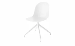Connubia Schalenstuhl Academy | Schneeweiß 180 Grad drehbar mit Rückstellfunktion Schneeweiß