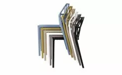 Connubia Stuhl stapelbar Alchemia | Senfgelb