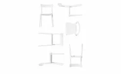 Connubia Stuhl stapelbar Argo | Schneeweiß
