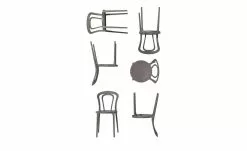 Connubia Stuhl stapelbar Caffe | Taubengrau