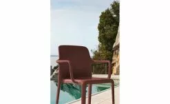 Connubia Stuhl stapelbar Bayo | Rot Oxid (Bordeaux) Ja