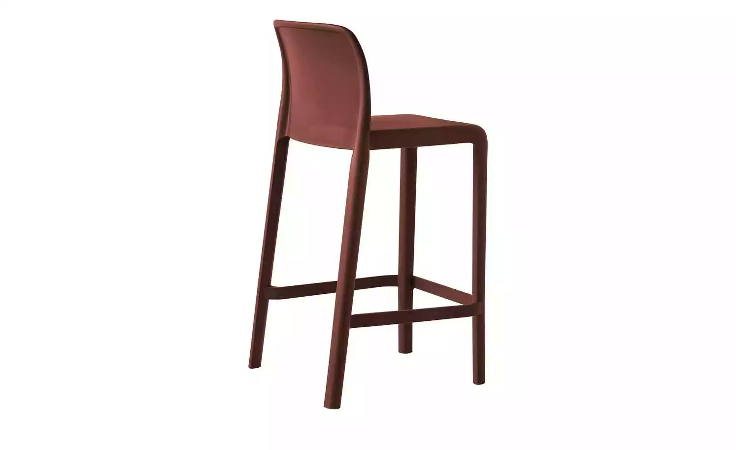 Connubia Barhocker stapelbar Bayo | Rot Oxid (Bordeaux) ca. 65 cm 13 Connubia Barhocker stapelbar Bayo | Rot Oxid (Bordeaux) ca. 65 cm – Bild 11