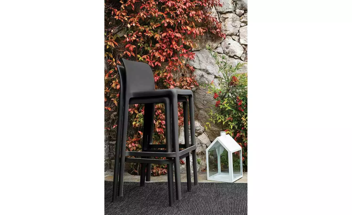 Connubia Barhocker stapelbar Bayo | Schwarz ca. 65 cm 7 Connubia Barhocker stapelbar Bayo | Schwarz ca. 65 cm – Bild 5