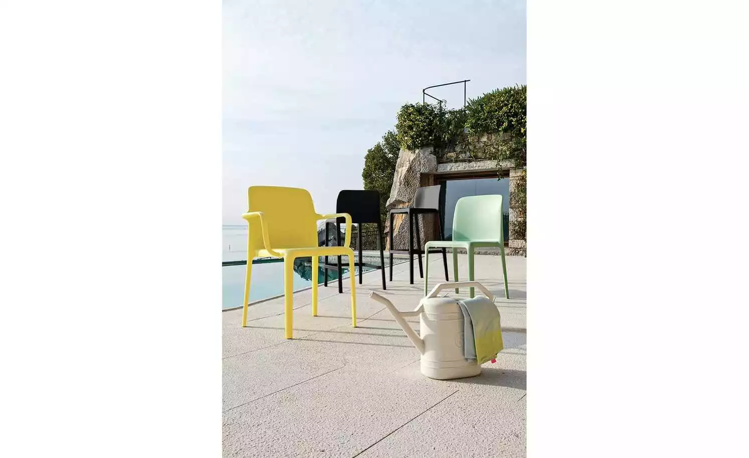 Connubia Barhocker stapelbar Bayo | Schwarz ca. 65 cm 4 Connubia Barhocker stapelbar Bayo | Schwarz ca. 65 cm – Bild 2