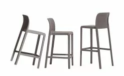 Connubia Barhocker stapelbar Bayo | Taubengrau ca. 65 cm