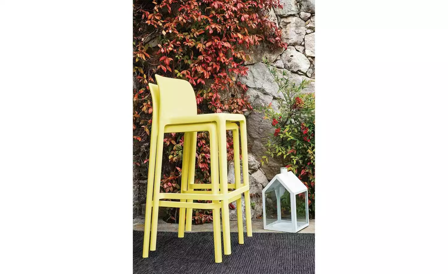 Connubia Barhocker stapelbar Bayo | Zitronengelb ca. 65 cm 7 Connubia Barhocker stapelbar Bayo | Zitronengelb ca. 65 cm – Bild 5