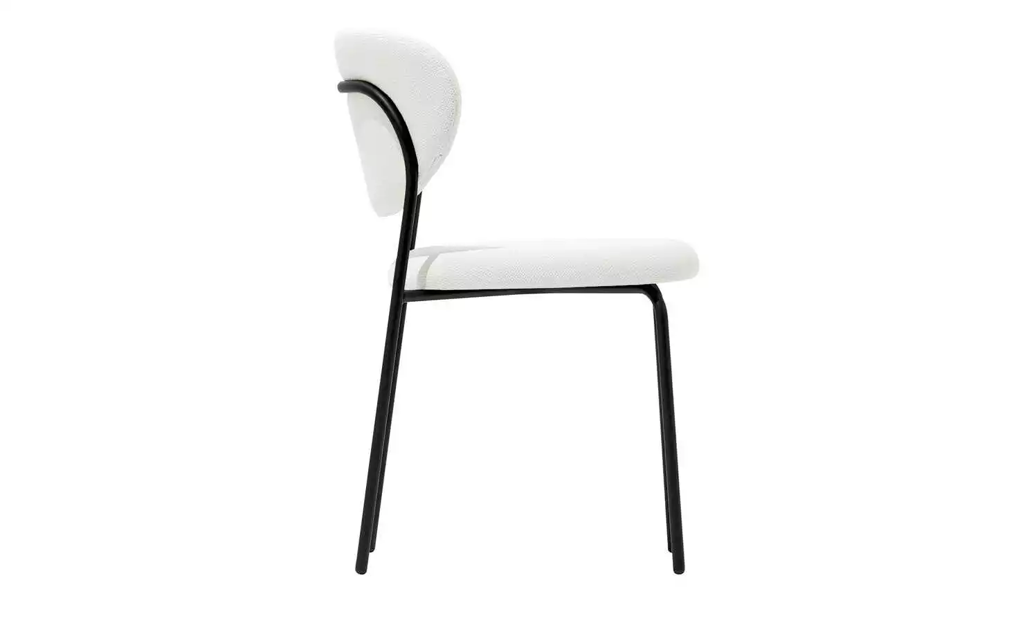 Connubia Polsterstuhl Cozy | Sand (Weiß) / Schwarz 5 Connubia Polsterstuhl Cozy | Sand (Weiß) / Schwarz – Bild 3
