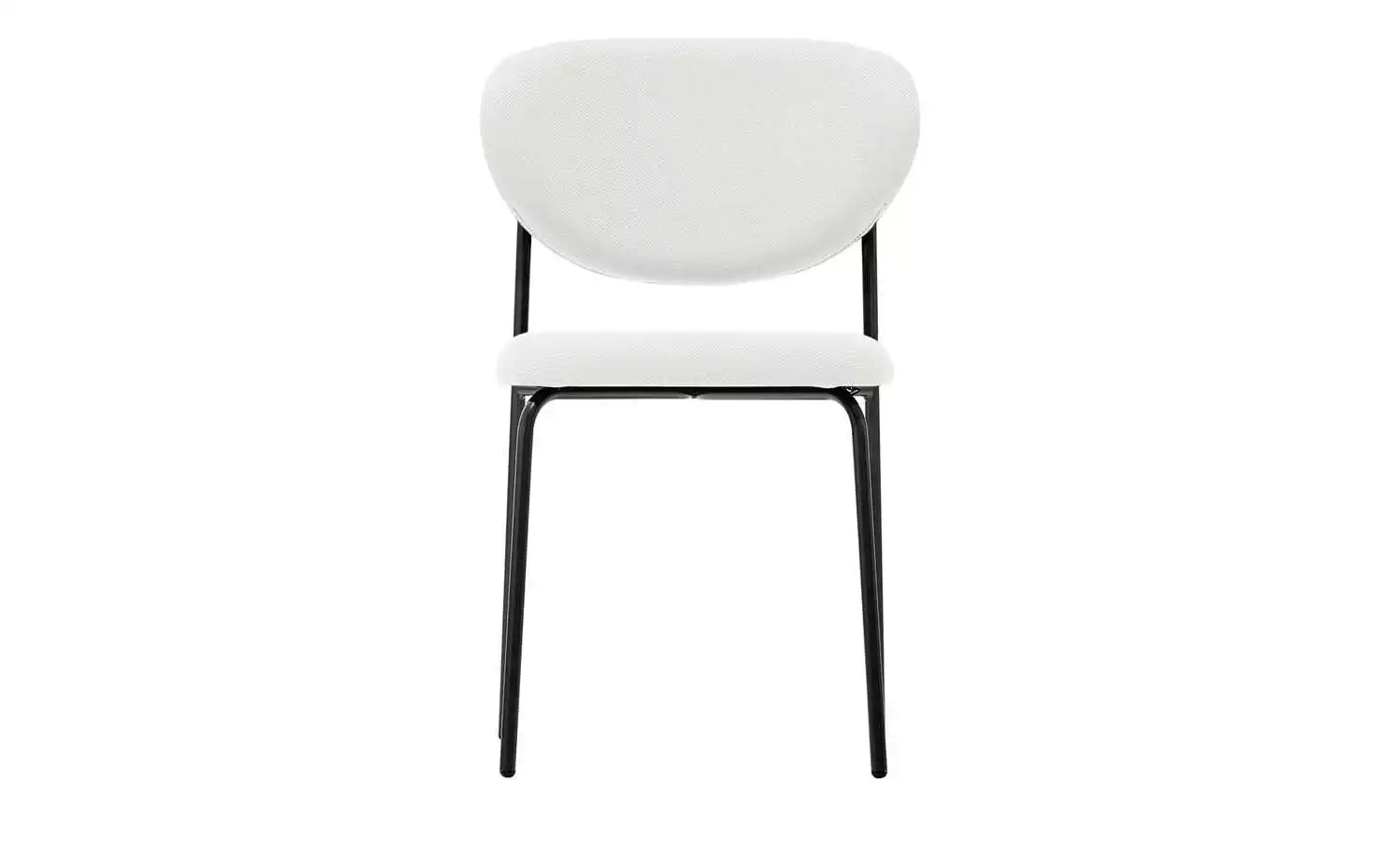 Connubia Polsterstuhl Cozy | Sand (Weiß) / Schwarz 6 Connubia Polsterstuhl Cozy | Sand (Weiß) / Schwarz – Bild 4