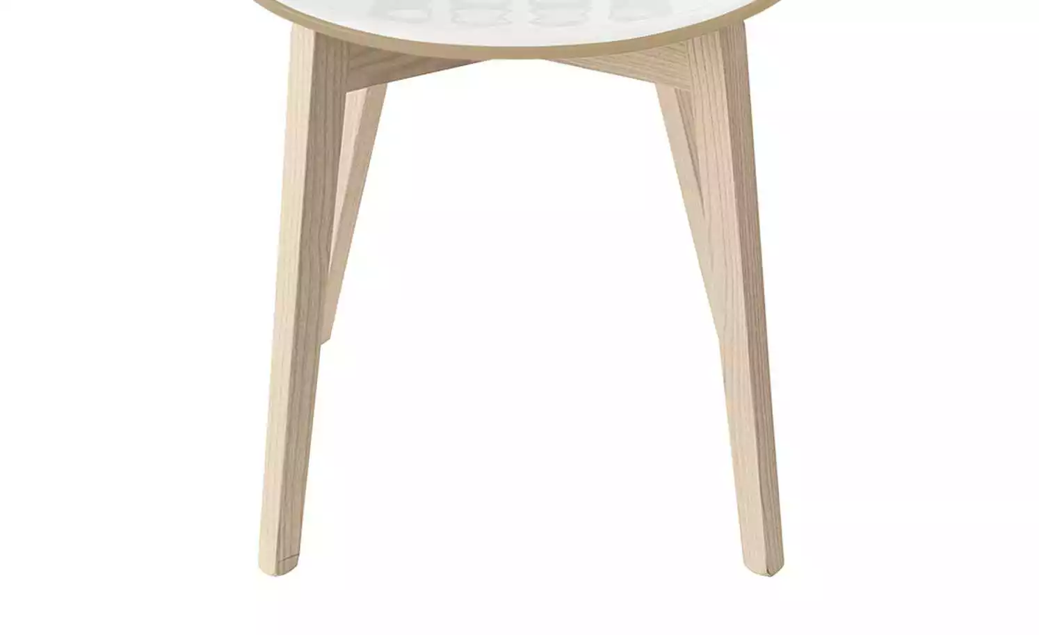 Connubia Stuhl Jam | Weiß / Haselnussbraun 4 Connubia Stuhl Jam | Weiß / Haselnussbraun – Bild 2